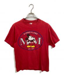 DISNEY（ディズニー）の古着「ヴィンテージプリントTシャツ」｜レッド