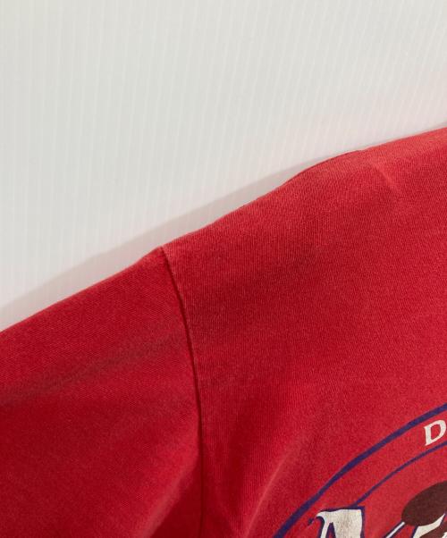 DISNEY（ディズニー）Disney (ディズニー) ヴィンテージプリントTシャツ レッド サイズ:	SIZE Lの古着・服飾アイテム