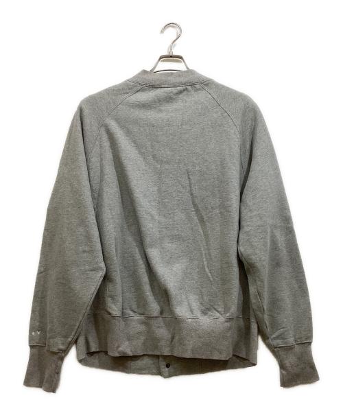 OAKLEY（オークリー）OAKLEY (オークリー) スナップスウェットカーディガン グレー サイズ:Mの古着・服飾アイテム