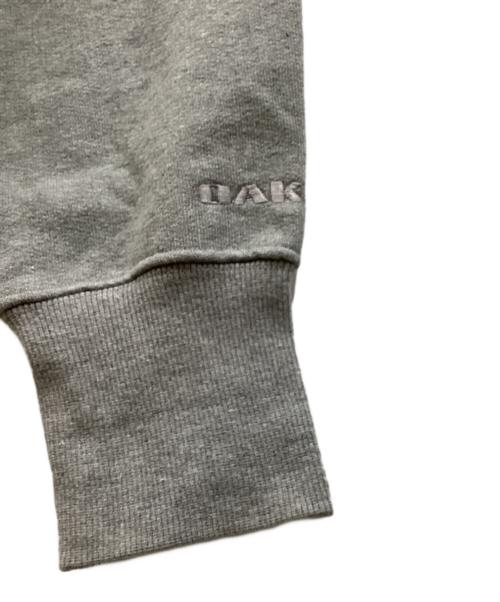 OAKLEY（オークリー）OAKLEY (オークリー) スナップスウェットカーディガン グレー サイズ:Mの古着・服飾アイテム