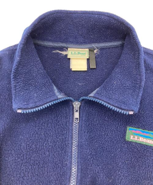 L.L.Bean（エルエルビーン）L.L.Bean (エルエルビーン) ハーフジップフリース ネイビー サイズ:サイズ表記無しの古着・服飾アイテム