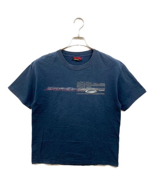 OAKLEY（オークリー）OAKLEY (オークリー) オールドアイコンロゴプリントTシャツ ネイビー サイズ:Lの古着・服飾アイテム