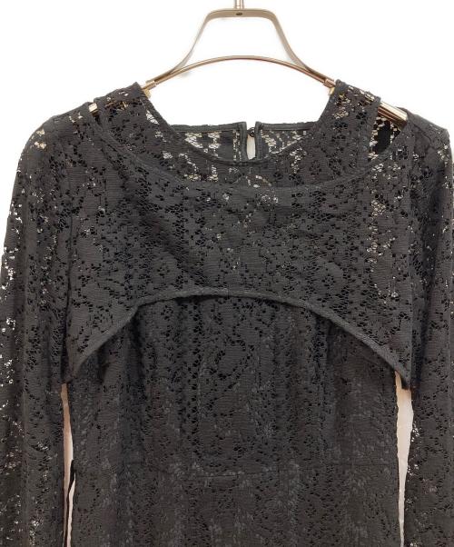 FRAY ID（フレイ アイディー）FRAY ID (フレイ アイディー) アームボレロセットレースロングワンピ ブラック サイズ:SIZE 1の古着・服飾アイテム