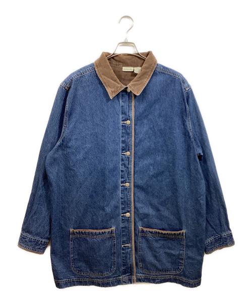 ST JOHN'S BAY（セントジョンズベイ）ST JOHN'S BAY (セントジョンズベイ) カバーオール インディゴ サイズ:XXLの古着・服飾アイテム