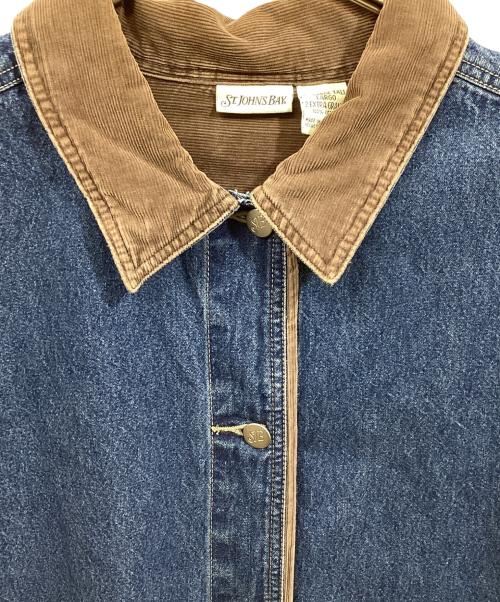 ST JOHN'S BAY（セントジョンズベイ）ST JOHN'S BAY (セントジョンズベイ) カバーオール インディゴ サイズ:XXLの古着・服飾アイテム