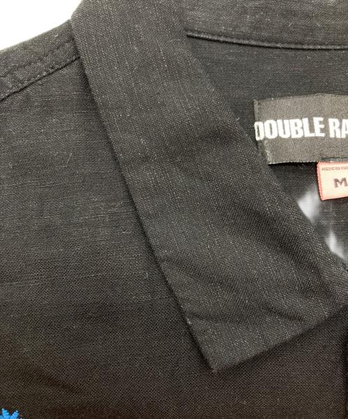 DOUBLE RAINBOUU（ダブルレインボー）DOUBLE RAINBOUU (ダブルレインボー) SS WESTERN SHIRT ブラック サイズ:Mの古着・服飾アイテム