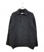 OUR LEGACYアワーレガシー）の古着「Big Pique Chunky Knitwear」｜ブラック