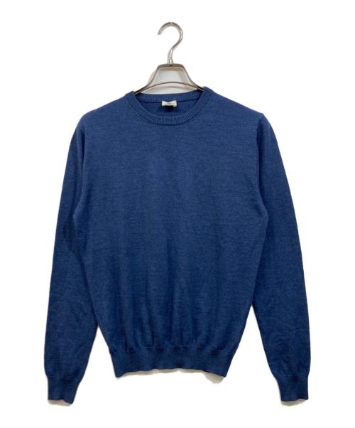 BORRELLI（ボレッリ）BORRELLI (ボレッリ) ニット ブルー サイズ:サイズ表記無しの古着・服飾アイテム