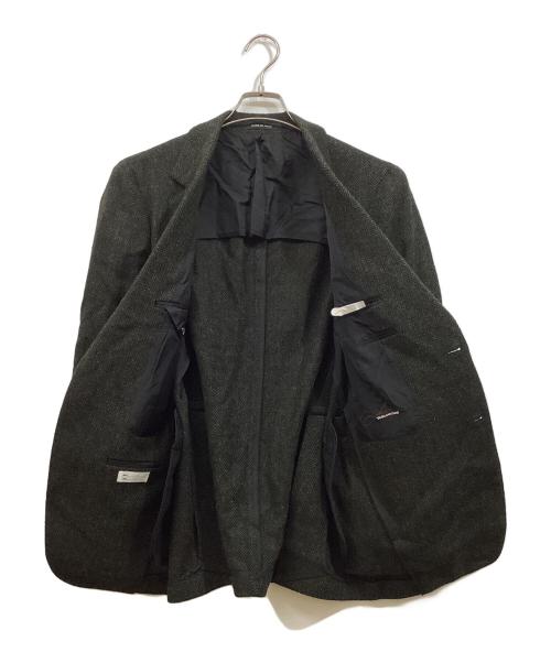 TAGLIATORE（タリアトーレ）TAGLIATORE (タリアトーレ) ヘリンボーン カラーネップ ツイードジャケット グリーン サイズ:50の古着・服飾アイテム