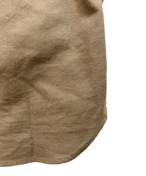:colon（コロン）:colon (コロン) ヘンリーネックシャツ カーキ サイズ:5の古着・服飾アイテム