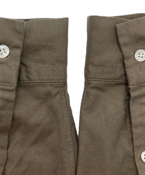:colon（コロン）:colon (コロン) ヘンリーネックシャツ カーキ サイズ:5の古着・服飾アイテム