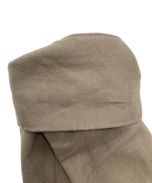 :colon（コロン）:colon (コロン) ヘンリーネックシャツ カーキ サイズ:5の古着・服飾アイテム