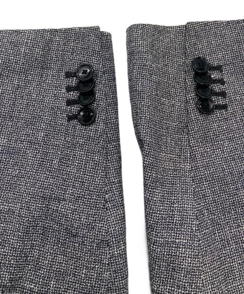 TAGLIATORE（タリアトーレ）TAGLIATORE (タリアトーレ) リネンウールテーラードジャケット グレー サイズ:50の古着・服飾アイテム