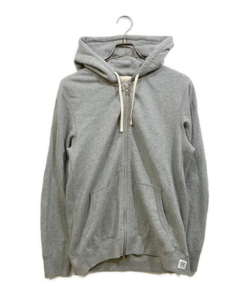 REIGNING CHAMP（レイニングチャンプ）REIGNING CHAMP (レイニングチャンプ) ジップパーカー グレー サイズ:Mの古着・服飾アイテム
