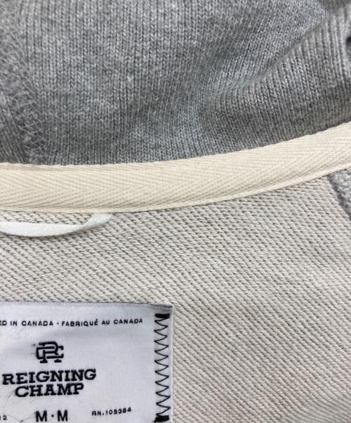 REIGNING CHAMP（レイニングチャンプ）REIGNING CHAMP (レイニングチャンプ) ジップパーカー グレー サイズ:Mの古着・服飾アイテム