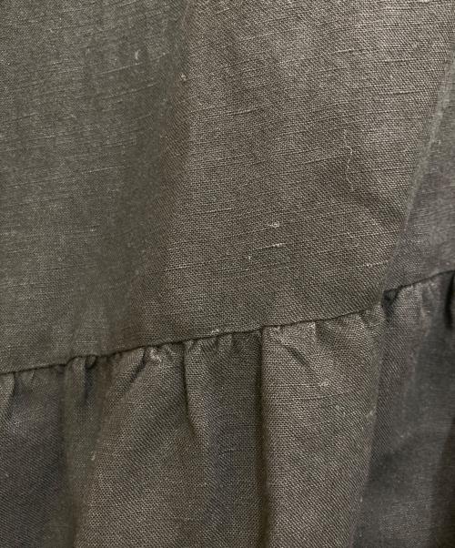 journal standard L'essage（ジャーナルスタンダード レサージュ）journal standard L'essage (ジャーナルスタンダード レサージュ) リネンワンピース ブラック サイズ:サイズ表記なしの古着・服飾アイテム