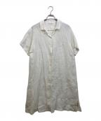 YUNIユニ）の古着「リネンワンピース」｜ホワイト