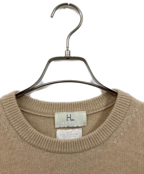 HERILL（ヘリル）HERILL (ヘリル) カシミヤニット ベージュ サイズ:2の古着・服飾アイテム