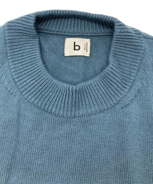 blurhms ROOTSTOCK（ブラームスルーツストック）blurhms ROOTSTOCK (ブラームスルーツストック) Extra Soft Wool Knit p/o ブルー サイズ:34の古着・服飾アイテム