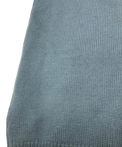 blurhms ROOTSTOCK（ブラームスルーツストック）blurhms ROOTSTOCK (ブラームスルーツストック) Extra Soft Wool Knit p/o ブルー サイズ:34の古着・服飾アイテム