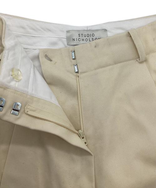 STUDIO NICHOLSON（スタジオ ニコルソン）STUDIO NICHOLSON (スタジオ ニコルソン) PEACHED COTTON TWILL ベージュの古着・服飾アイテム