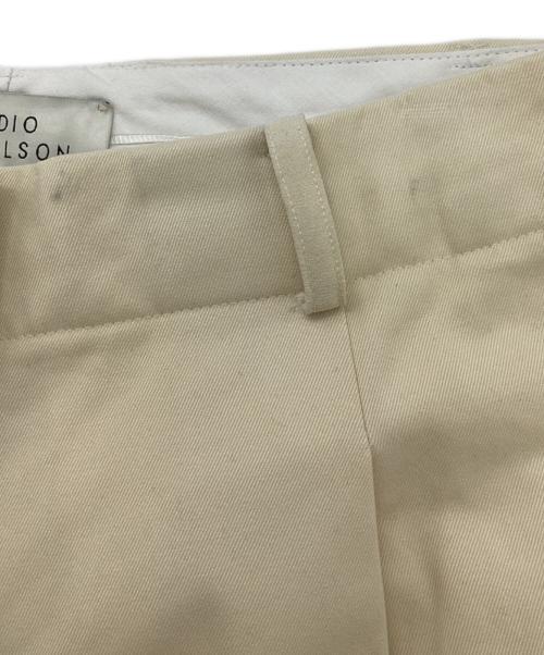 STUDIO NICHOLSON（スタジオ ニコルソン）STUDIO NICHOLSON (スタジオ ニコルソン) PEACHED COTTON TWILL ベージュの古着・服飾アイテム