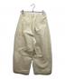 STUDIO NICHOLSON (スタジオ ニコルソン) PEACHED COTTON TWILL ベージュ：14000円