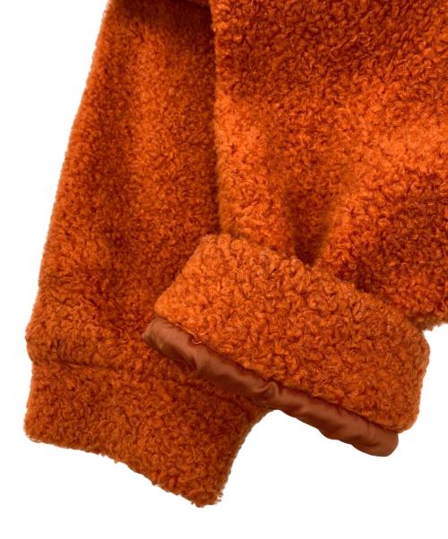 BEAUTY&YOUTH UNITED ARROWS（ビューティーアンドユースユナイテッドアローズ）BEAUTY&YOUTH UNITED ARROWS (ビューティーアンドユースユナイテッドアローズ) ボアフリースジャケット オレンジ サイズ:Mの古着・服飾アイテム