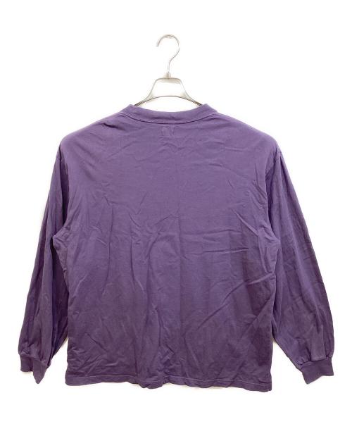 blurhms ROOTSTOCK（ブラームスルーツストック）blurhms ROOTSTOCK (ブラームスルーツストック) 長袖Tシャツ パープル サイズ:サイズ表記なしの古着・服飾アイテム