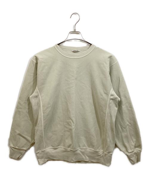 AURALEE（オーラリー）AURALEE (オーラリー) SUPER MILLED SWEAT P/O ベージュ サイズ:4の古着・服飾アイテム