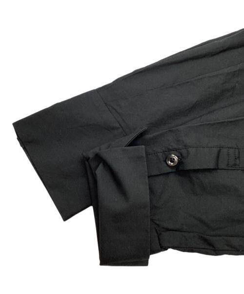 UNITED ARROWS（ユナイテッドアローズ）UNITED ARROWS (ユナイテッドアローズ) エンブロイダリーカラ― 2WAY ブラウス ブラック サイズ:FREEの古着・服飾アイテム