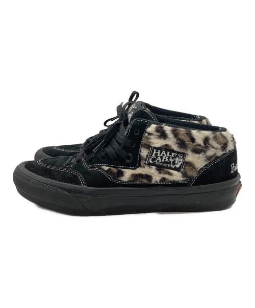VANS（ヴァンズ）VANS (バンズ) SUPREME (シュプリーム) Leopard Half Cab ブラック サイズ:27cmの古着・服飾アイテム