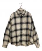 stussyステューシー）の古着「Hellshire Plaid Shirt」｜グレー