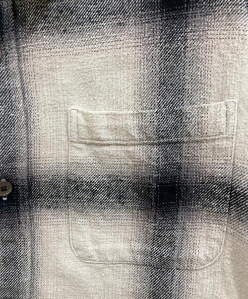 stussy（ステューシー）stussy (ステューシー) Hellshire Plaid Shirt グレー サイズ:SIZE Lの古着・服飾アイテム