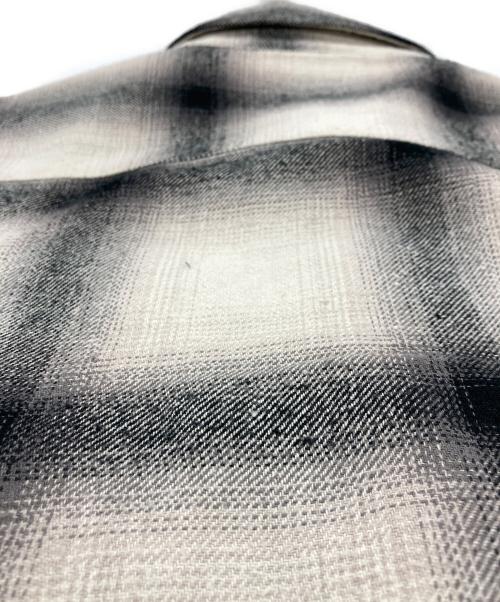 stussy（ステューシー）stussy (ステューシー) Hellshire Plaid Shirt グレー サイズ:SIZE Lの古着・服飾アイテム