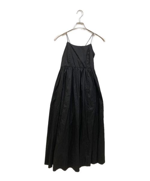 Snidel（スナイデル）Snidel (スナイデル) クロップドブラウスレイヤードキャミワンピ ブラックの古着・服飾アイテム