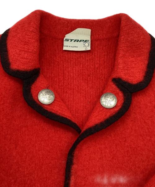 STAPF（シュタップ）STAPF (シュタップ) チロリアンジャケット レッド サイズ:50の古着・服飾アイテム