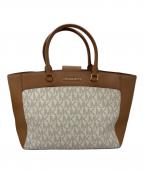 MICHAEL KORSマイケル・コース）の古着「EMMY ラージ ダブル ハンドルトート」｜ベージュ