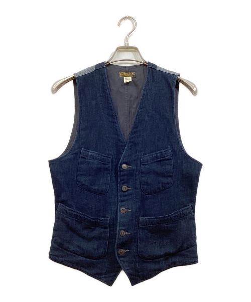 RRL（ダブルアールエル）RRL (ダブルアールエル) ジレ インディゴ サイズ:XSの古着・服飾アイテム