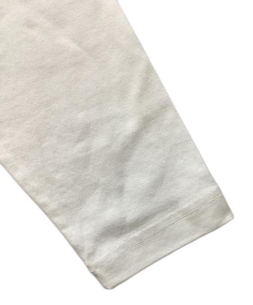 LOUIS VUITTON（ルイ ヴィトン）LOUIS VUITTON (ルイ ヴィトン) エンボスLVロングスリーブ長袖カットソー ホワイト サイズ:Mの古着・服飾アイテム