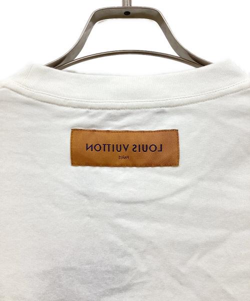 LOUIS VUITTON（ルイ ヴィトン）LOUIS VUITTON (ルイ ヴィトン) エンボスLVロングスリーブ長袖カットソー ホワイト サイズ:Mの古着・服飾アイテム