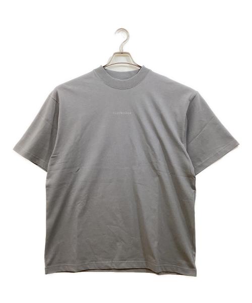 BALENCIAGA（バレンシアガ）BALENCIAGA (バレンシアガ) Medium Fit T-Shirt グレー サイズ:Mの古着・服飾アイテム