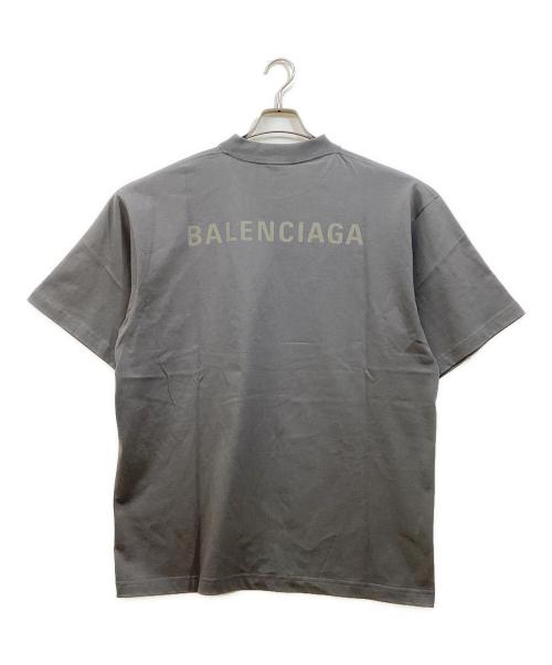BALENCIAGA（バレンシアガ）BALENCIAGA (バレンシアガ) Medium Fit T-Shirt グレー サイズ:Mの古着・服飾アイテム
