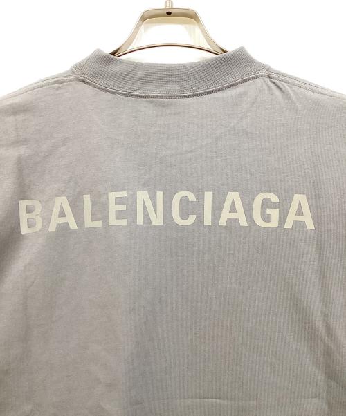 BALENCIAGA（バレンシアガ）BALENCIAGA (バレンシアガ) Medium Fit T-Shirt グレー サイズ:Mの古着・服飾アイテム