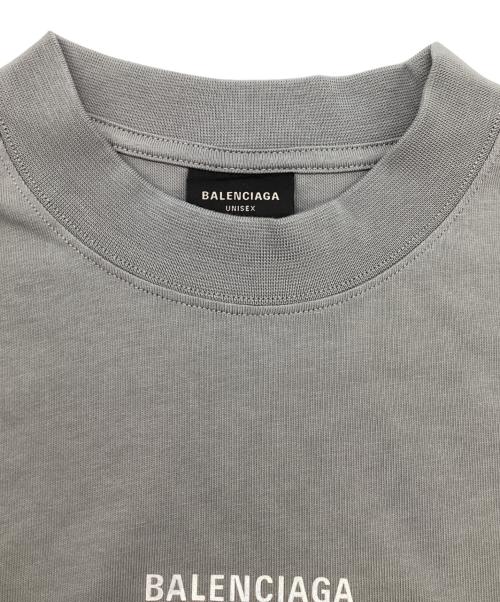 BALENCIAGA（バレンシアガ）BALENCIAGA (バレンシアガ) Medium Fit T-Shirt グレー サイズ:Mの古着・服飾アイテム