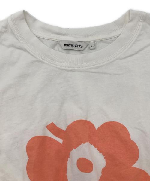 marimekko（マリメッコ）marimekko (マリメッコ) UNIKKO Tシャツ ホワイト サイズ:SIZE Lの古着・服飾アイテム