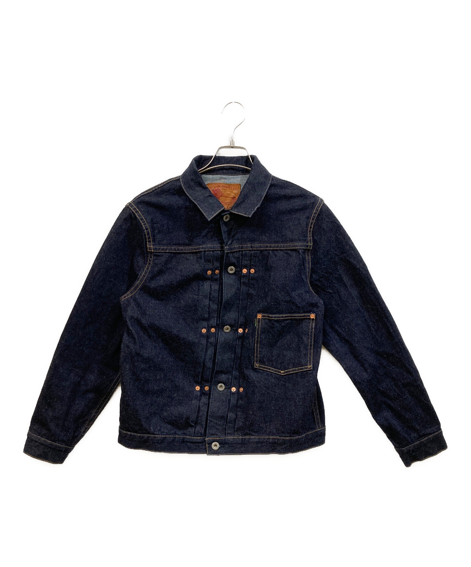 【美品】FOB FACTORY デニムジャケット L インディゴ 日本製 赤耳 FOB FACTORY デニムジャケット L インディゴ 日本製 赤耳