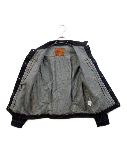 F.O.B FACTORY（エフオービー ファクトリー）F.O.B FACTORY (エフオービー ファクトリー) セルヴィッチ 14.75oz ガレージ デニムジャケット インディゴ サイズ:38の古着・服飾アイテム