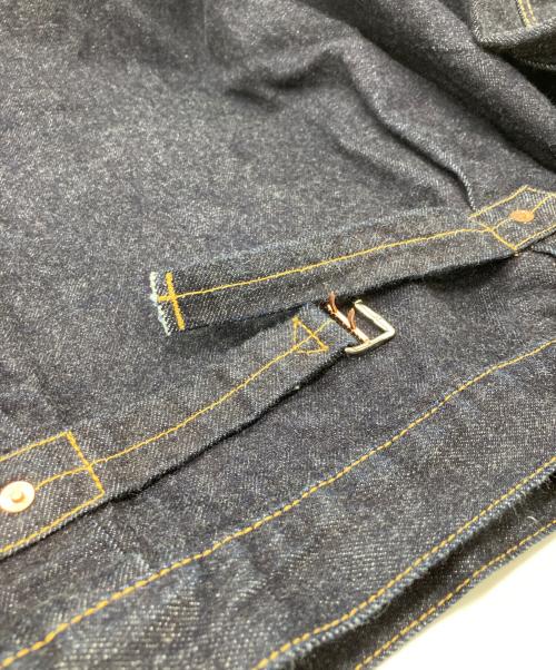 F.O.B FACTORY（エフオービー ファクトリー）F.O.B FACTORY (エフオービー ファクトリー) セルヴィッチ 14.75oz ガレージ デニムジャケット インディゴ サイズ:38の古着・服飾アイテム