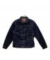 F.O.B FACTORY（エフオービー ファクトリー）の古着「セルヴィッチ 14.75oz ガレージ デニムジャケット」｜インディゴ